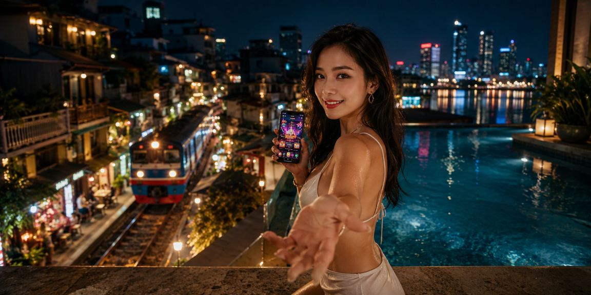 Người dùng tải và sử dụng ứng dụng casino trên điện thoại tại Hà Nội
